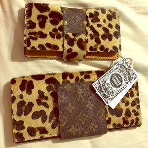 Upcycled L.V. leopard Wallet/Clutch only